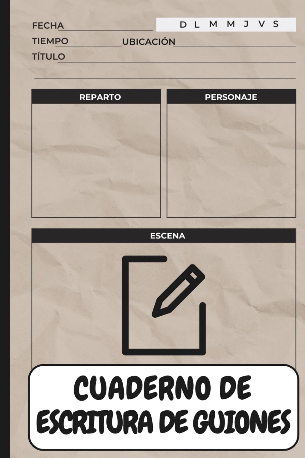 capítulo por capítulo baixar Cuaderno de Escritura de Guiones: Organiza escenas, personajes, diálogos y estructura de la historia | Para guionistas, cineastas y escritores creativos (Spanish Edition)