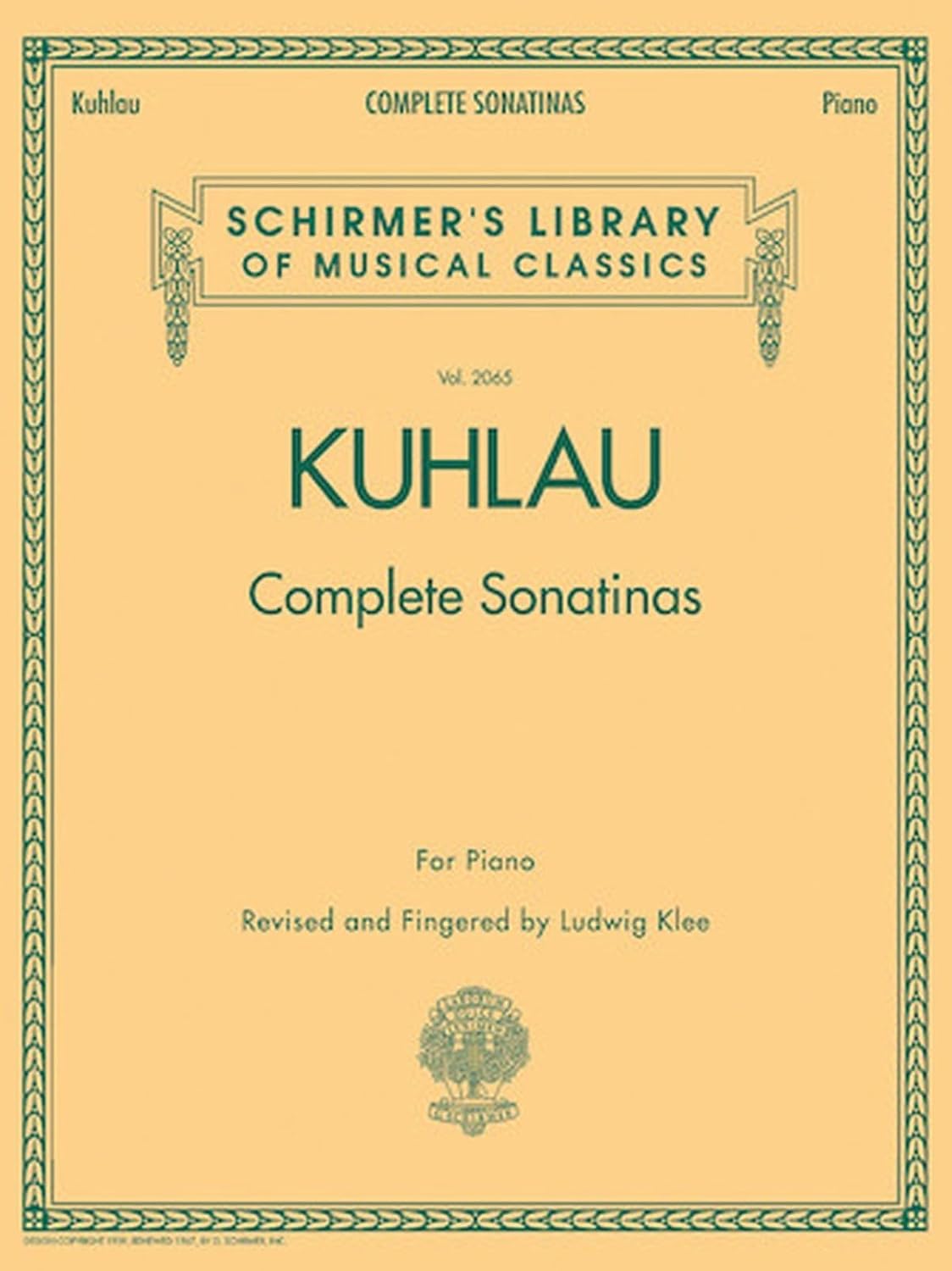 ler totalmente Kuhlau - Complete Sonatinas for Piano: Schirmer Library of Classics Volume 2065