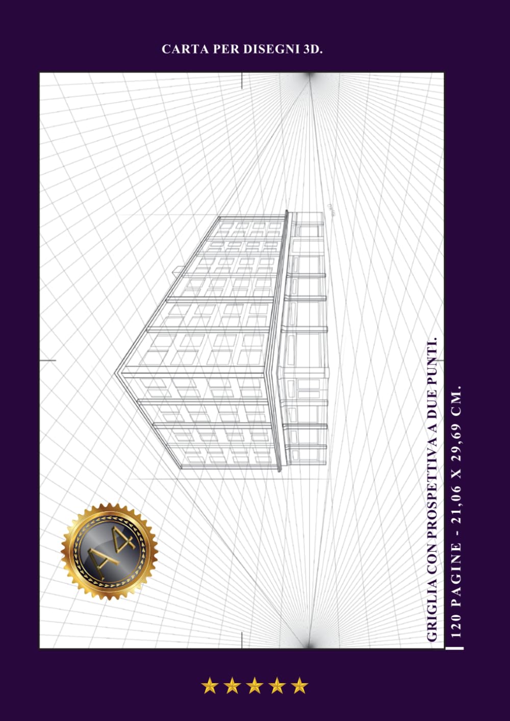 ler totalmente Griglia con prospettiva a due punti: A4, Un quaderno di schizzi con griglia a due punti di prospettiva, ideale per disegnare edifici, progettare... realistiche con precisione. (Italian Edition)