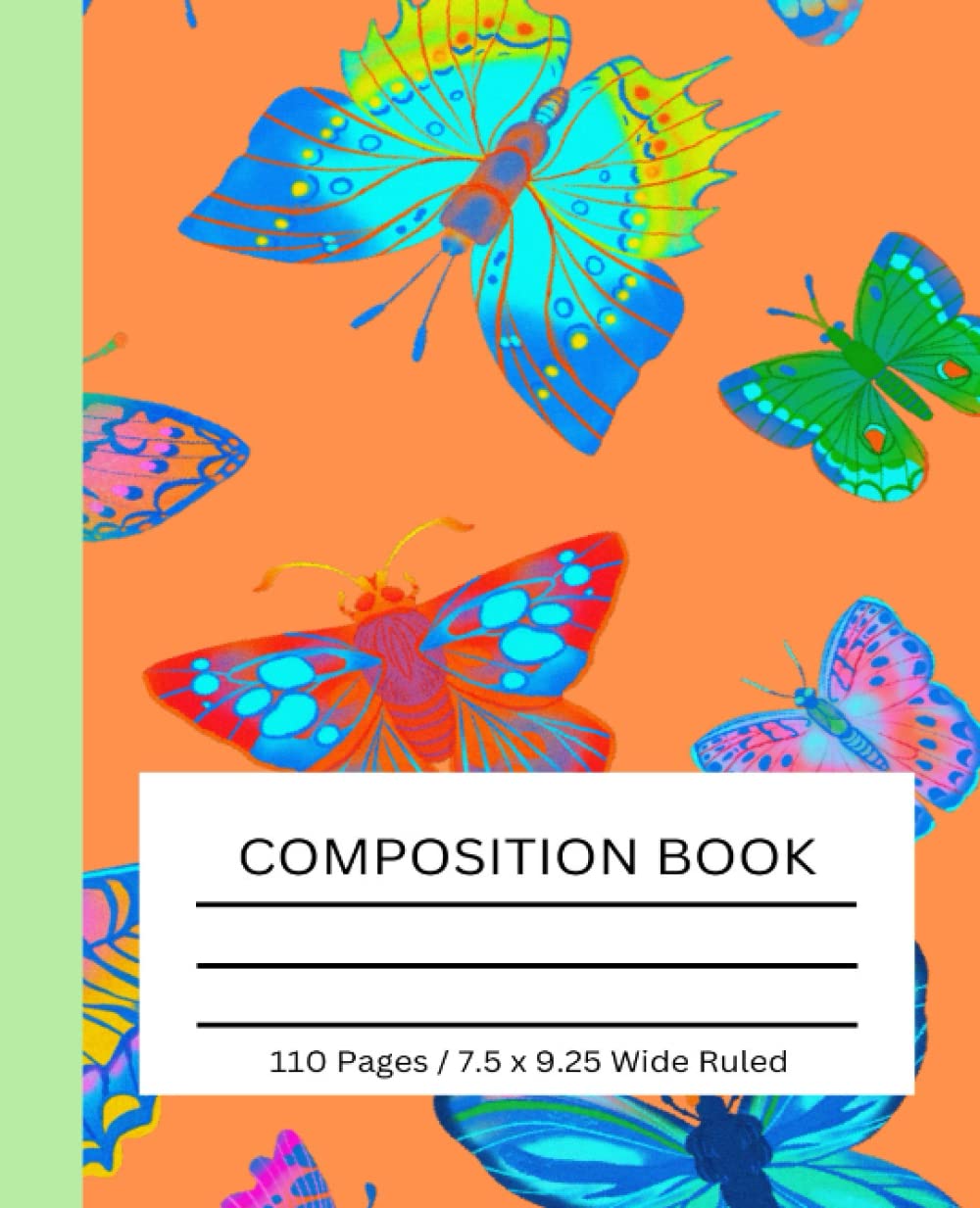 College Ruled Notebook: Pretty butterflies Journal 120 College Ruled with cream colored Pages baixar livro de graça