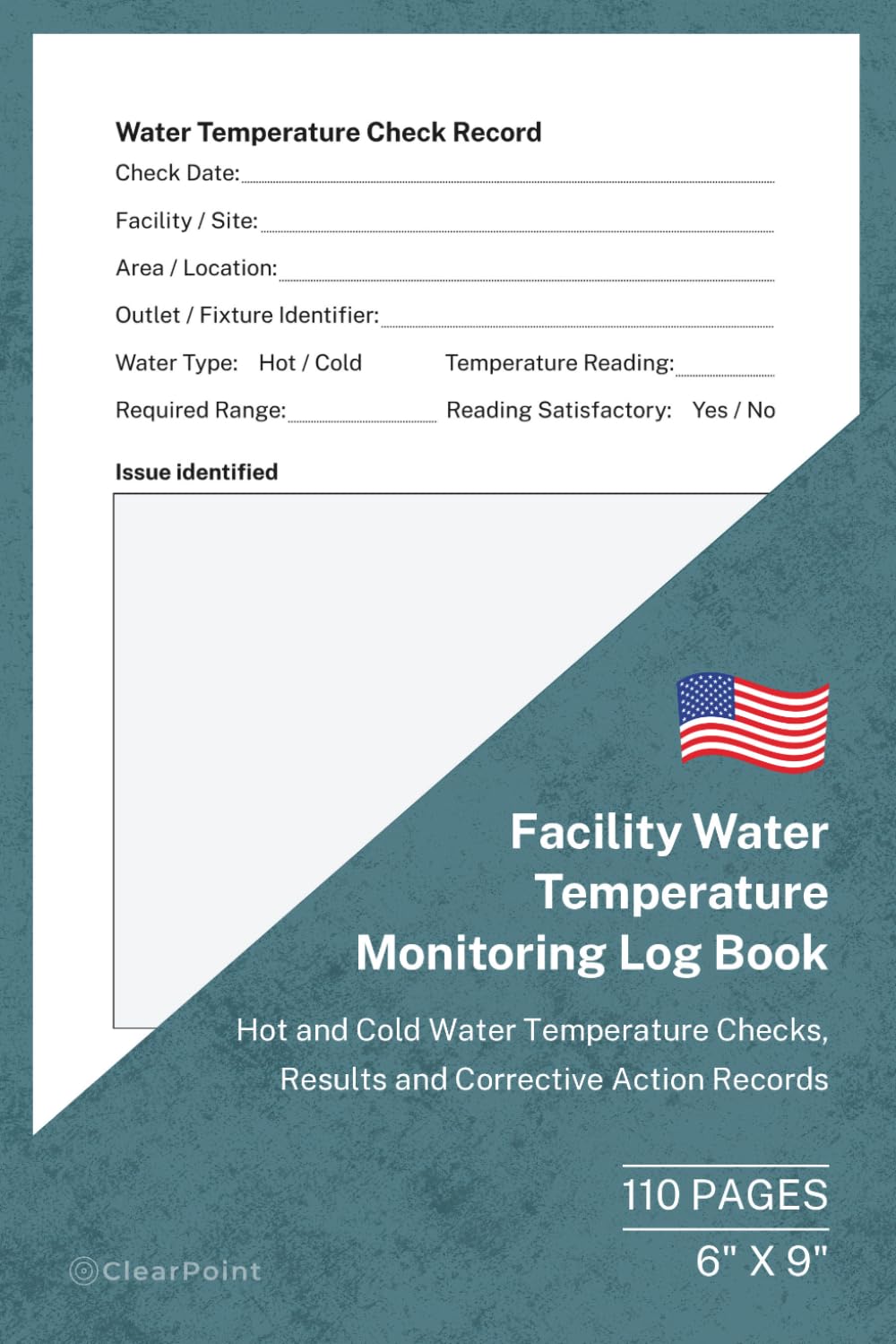 Facility Water Temperature Monitoring Log Book: Hot and Cold Water Checks, Results and Corrective Action Records | 110 Pages | 6 × 9 Format: Water... Businesses and Property Management Teams baixar livro de graça