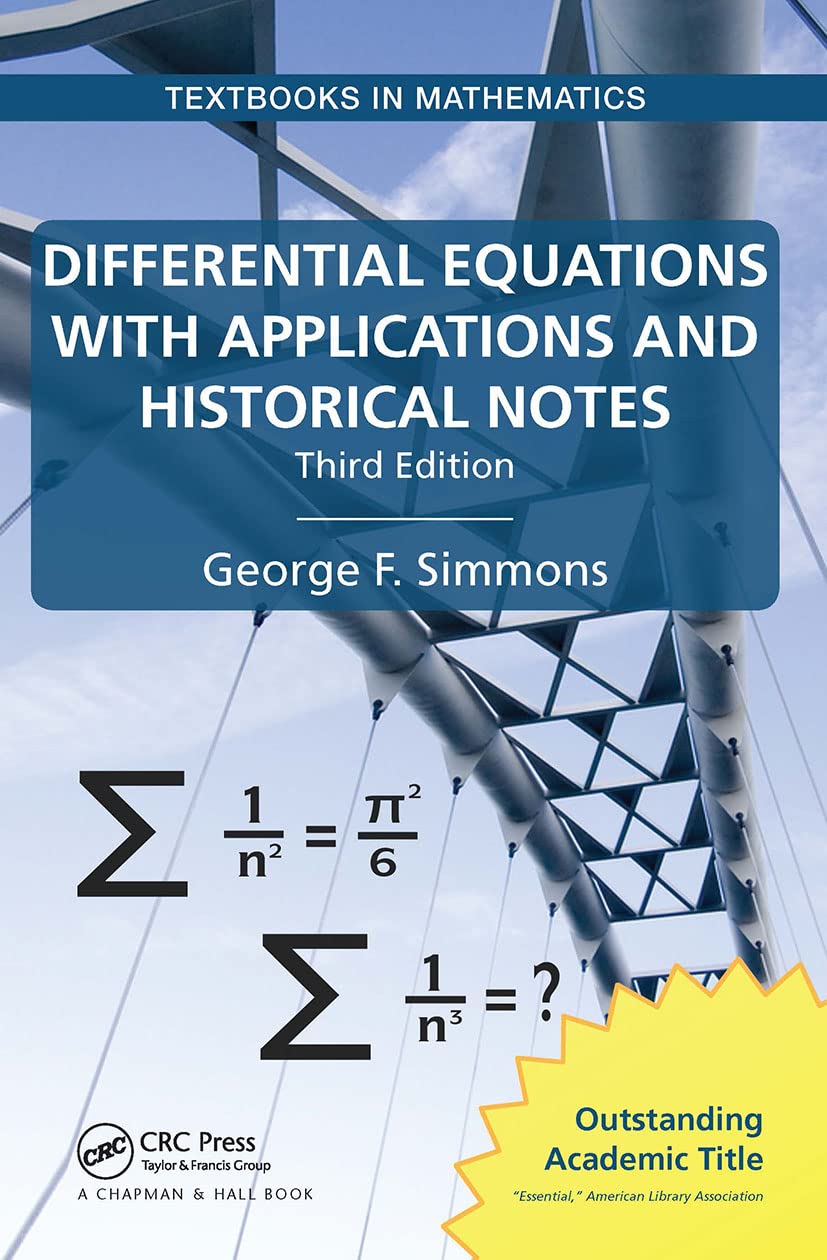 Differential Equations with Applications and Historical Notes baixar o livro de graça