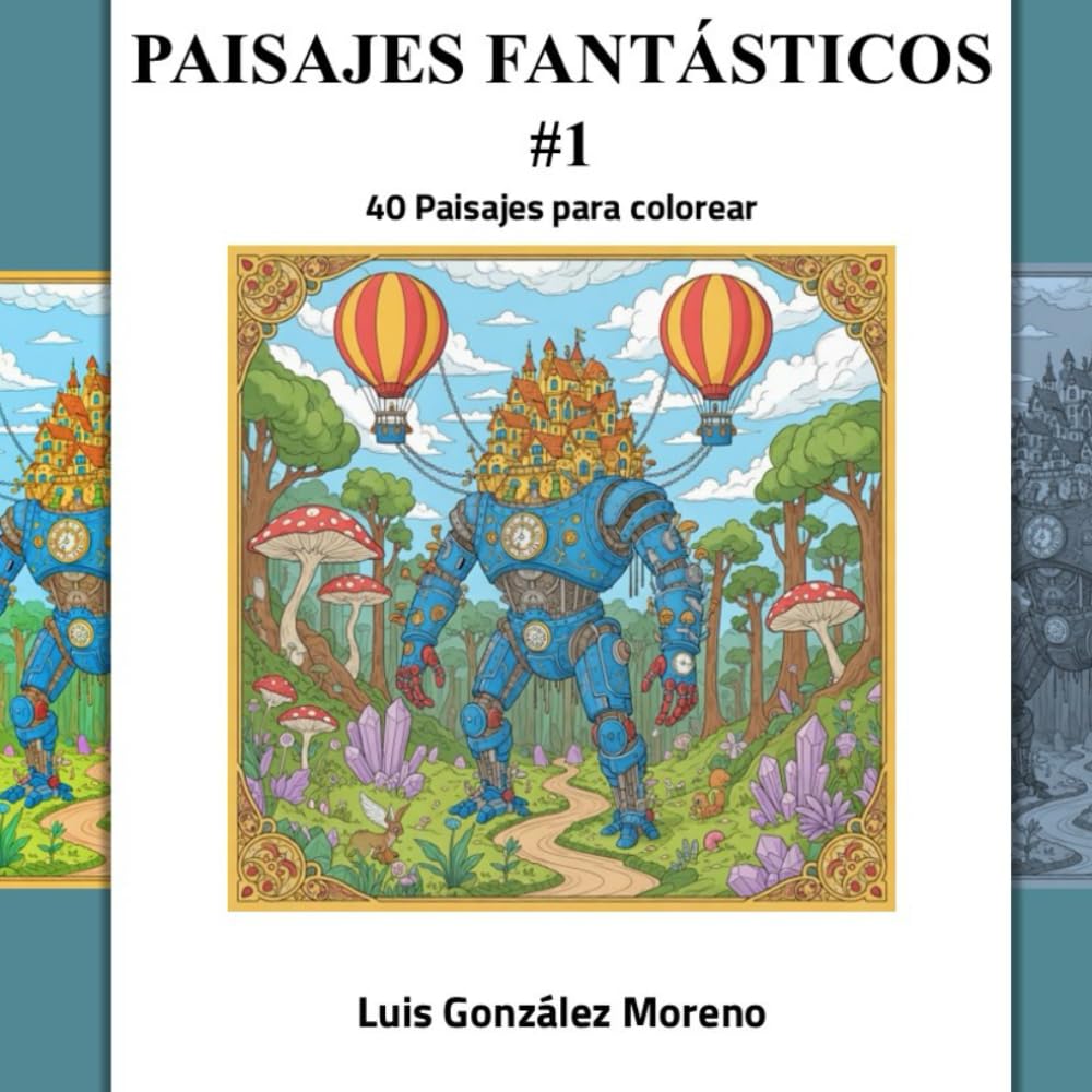 capítulo por capítulo baixar PAISAJES FANTÁSTICOS #1: 40 PAISAJES PARA COLOREAR (Spanish Edition)