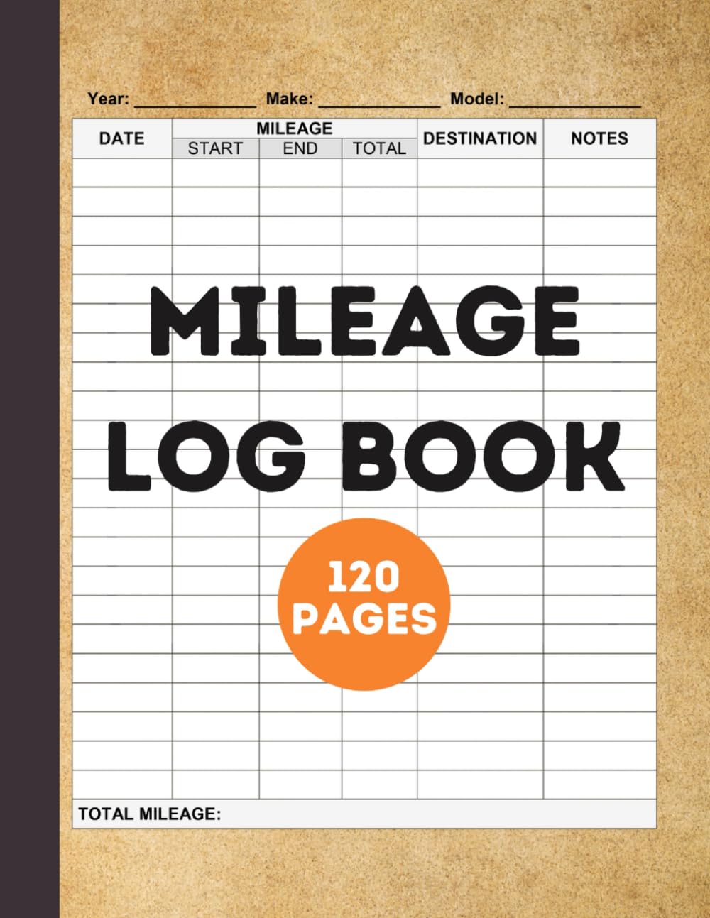 ler totalmente Funny Mileage Logbook For Car, Taxes, Track Vehicle: Driving Miles Log Book For Personal Or Business Use