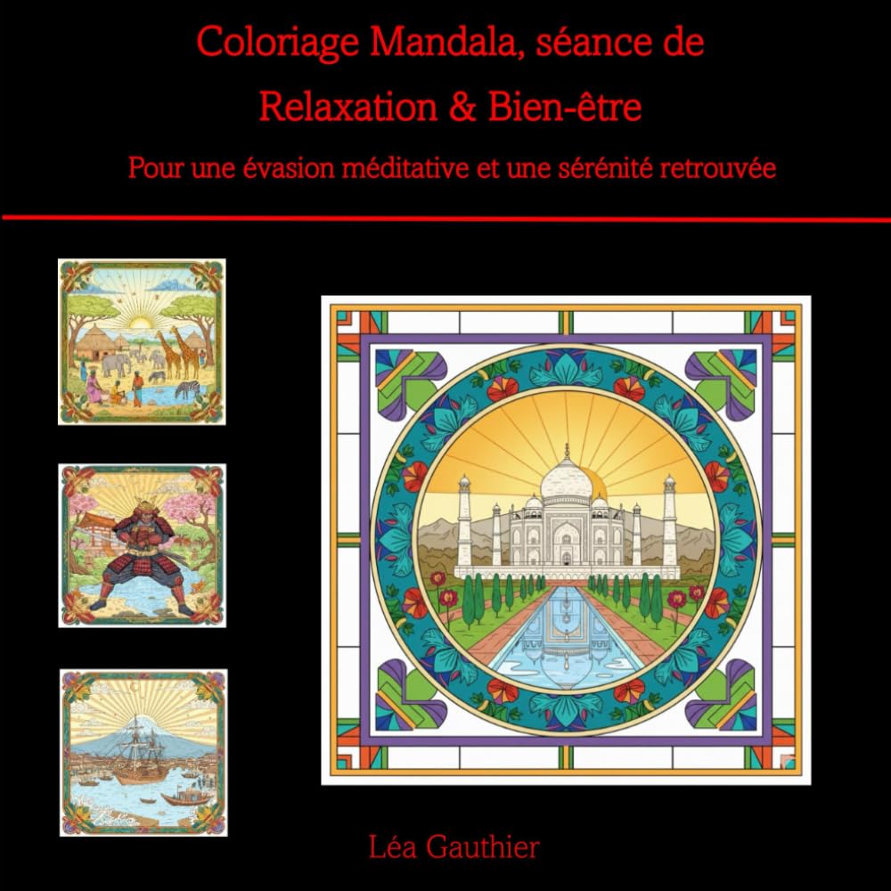 Coloriage Mandala, séance de Relaxation & Bien-être (Anti-Stress): pour une évasion méditative et une sérénité retrouvée (French Edition) baixar livro de graça