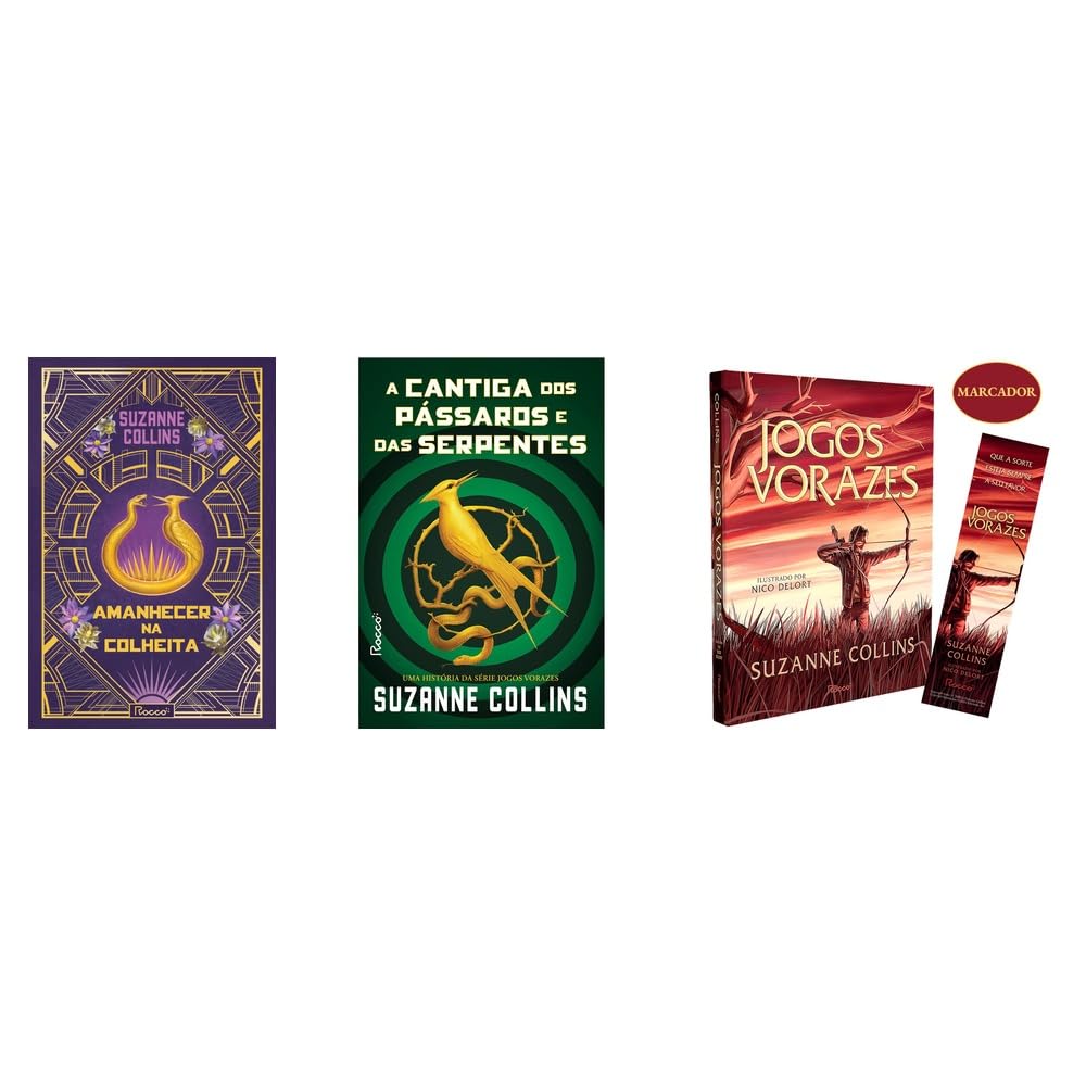 ler totalmente Kit Amanhecer C. dura + A cantiga dos pássaros + Jogos vorazes ilustrado