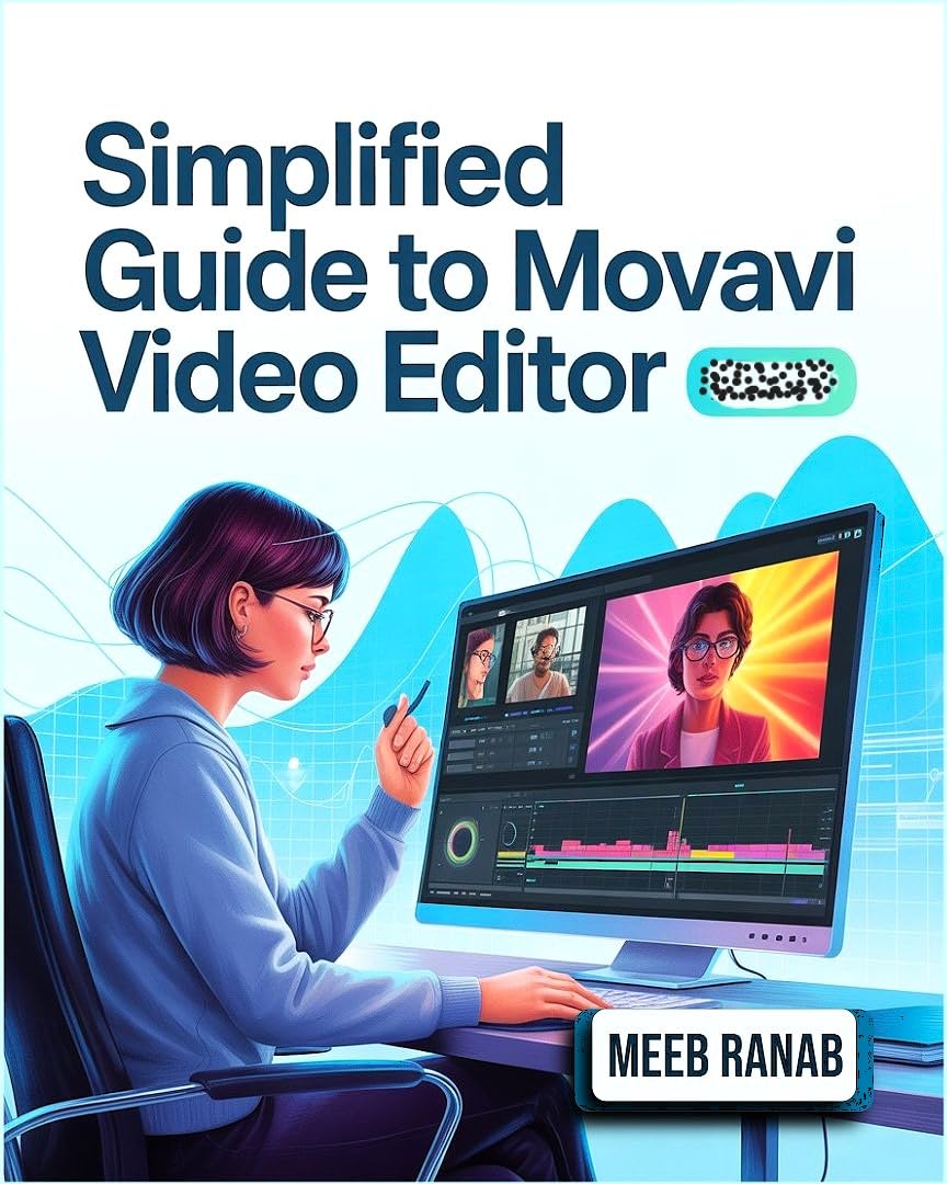 ler totalmente Simplified Guide to Movavi Video Editor [Colored]: Learn & Master AI-Powered Editing, Keyframe Animation, Color Grading, and Video Creation for 4K Content & Social Media (English Edition)