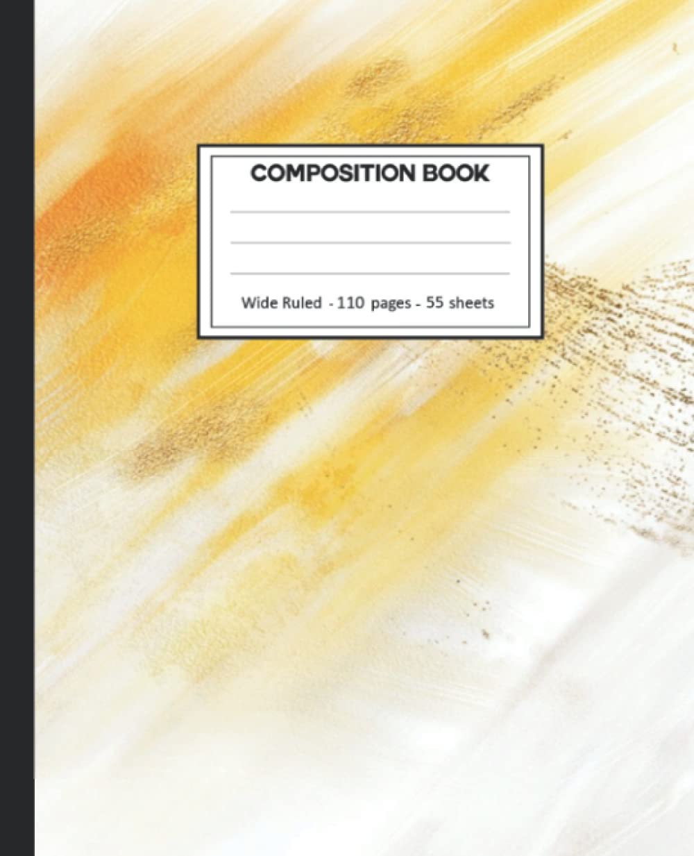 ler totalmente Composition Notebook: Composition Notebook with Yellow Marble for School.