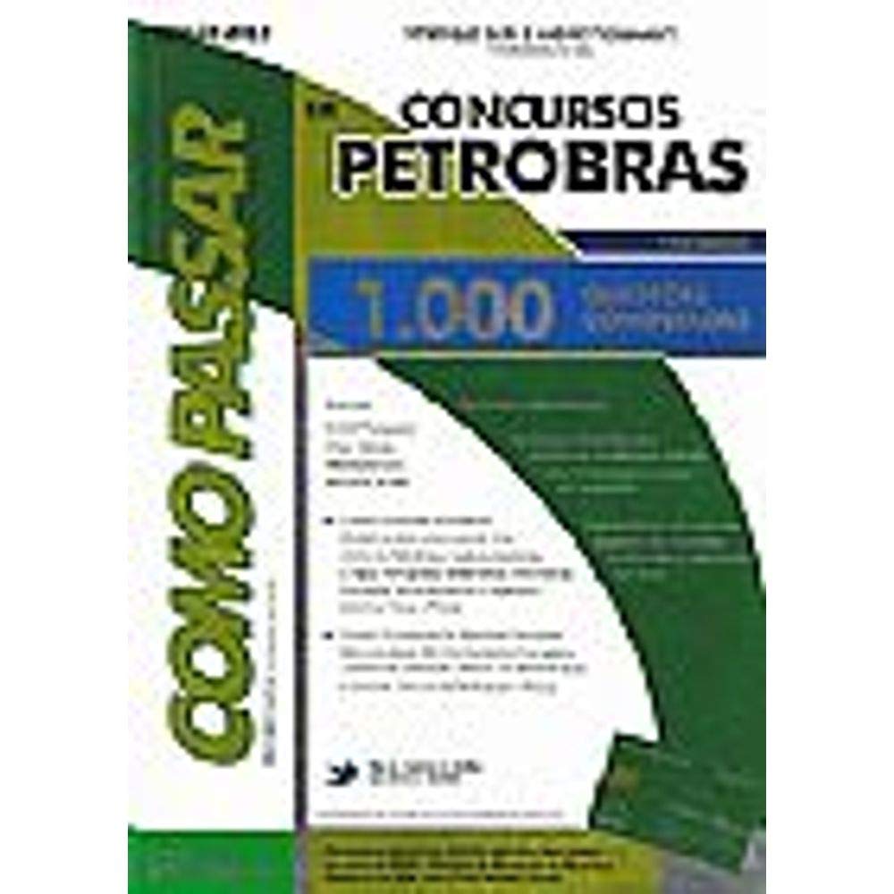 Como Passar em Concursos Petrobras: Técnico - 1.000 Questões Comentadas baixar livro de graça