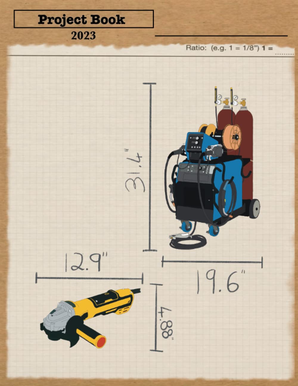 ler totalmente The Metal Worker's Sketch and Designing Book (Full Size Version): Build Designs, Draft Pages, Graph Page, Materials Page, Project Planning - Design - Organizing