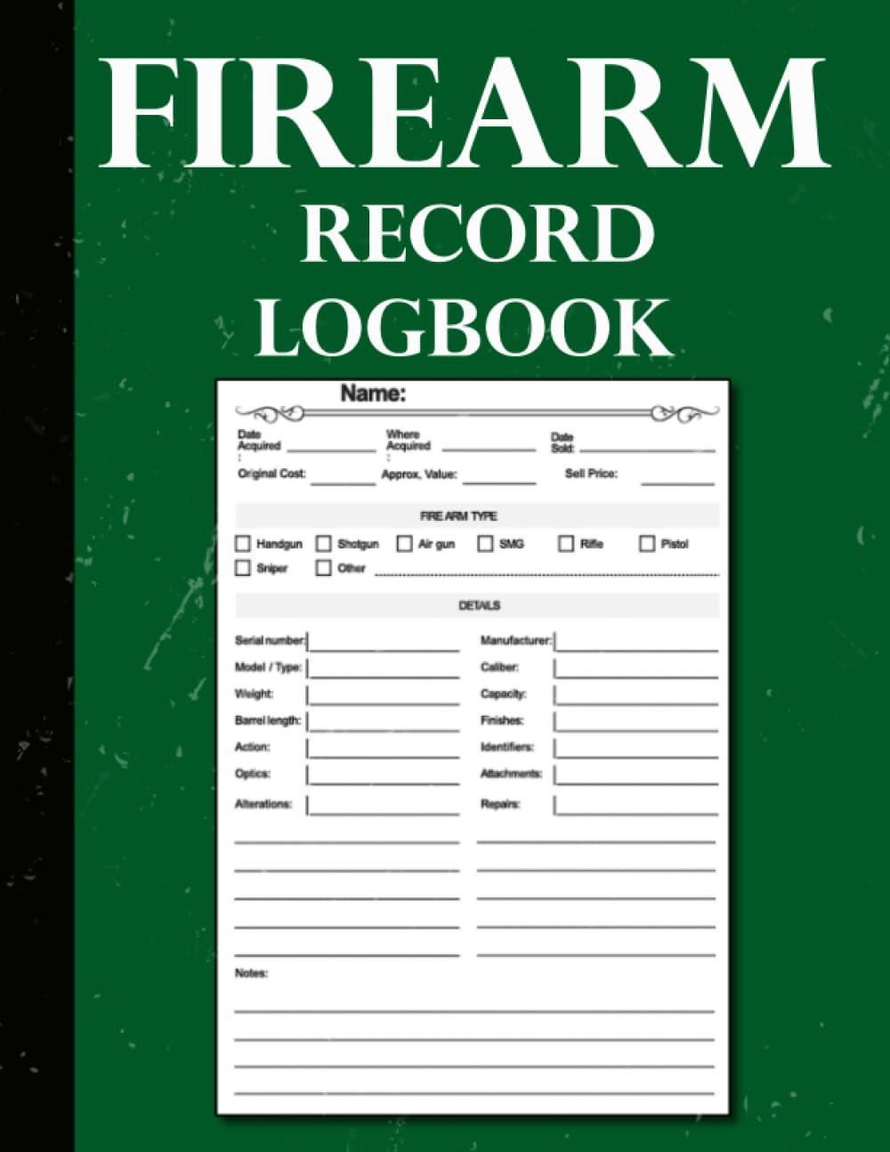 Firearm Record Logbook baixar livro de graça