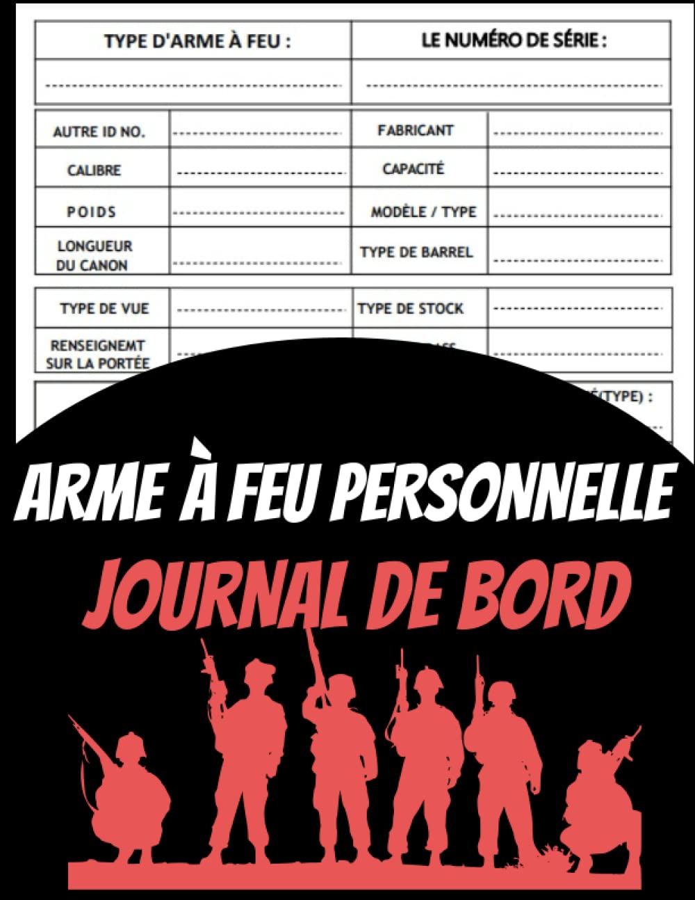 Journal de bord des armes à feu personnelles: Livre de registre d'acquisition, de disposition et de collection d'armes à feu. Cadeau idéal pour les... enregistrer leurs données. (French Edition) baixar livro de graça
