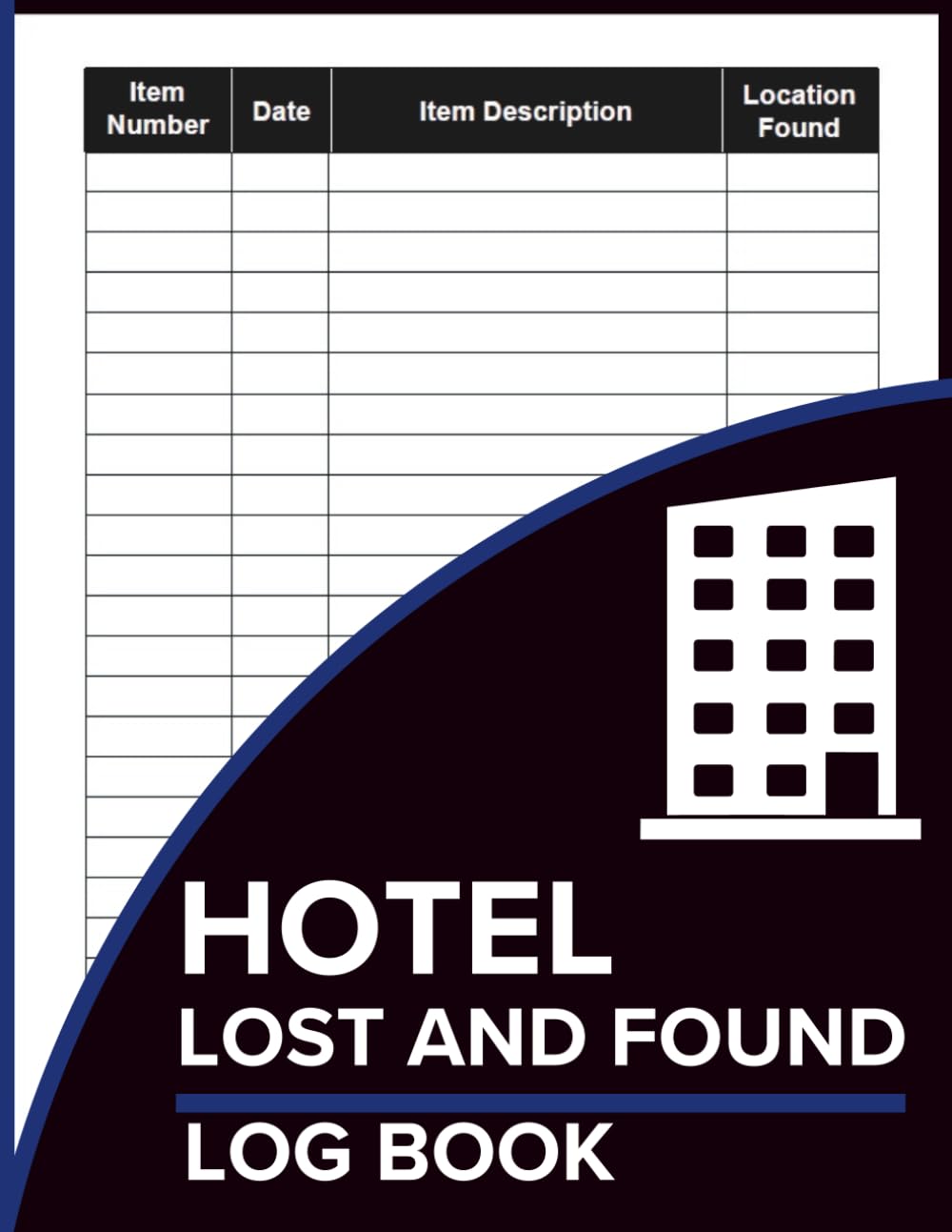 capítulo por capítulo baixar Hotel Lost And Found Log Book: Record Item Numbers, Dates, Descriptions, and Discovery Locations in a Clear, Professional Log