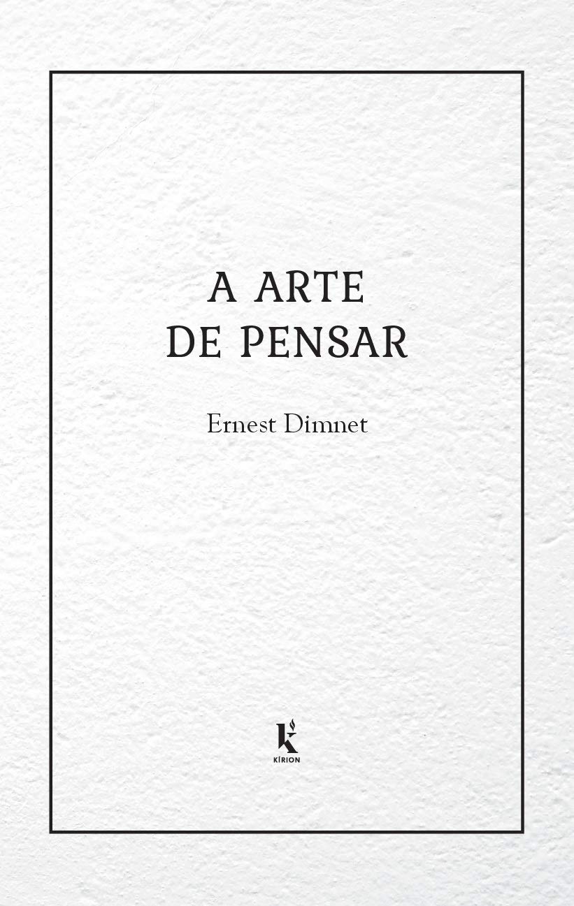 A arte de pensar baixar o livro de graça