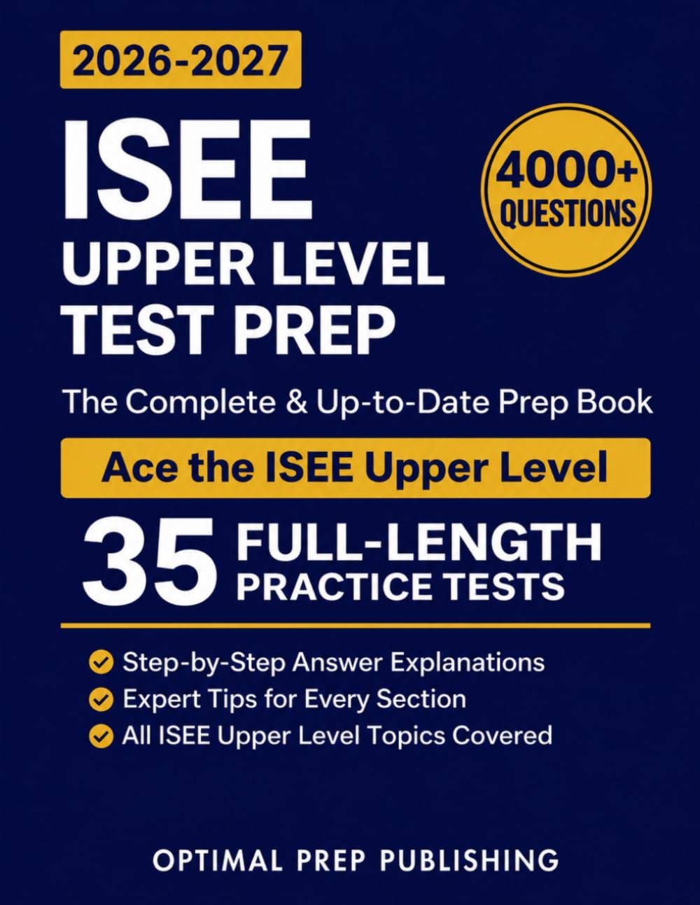 ISEE Upper Level Test Prep: The Complete and Up-to-Date Prep Book with Full Length Practice Tests and Easy-to-Follow Explanations to Ace the ISEE Upper Level Exam baixar o livro de graça