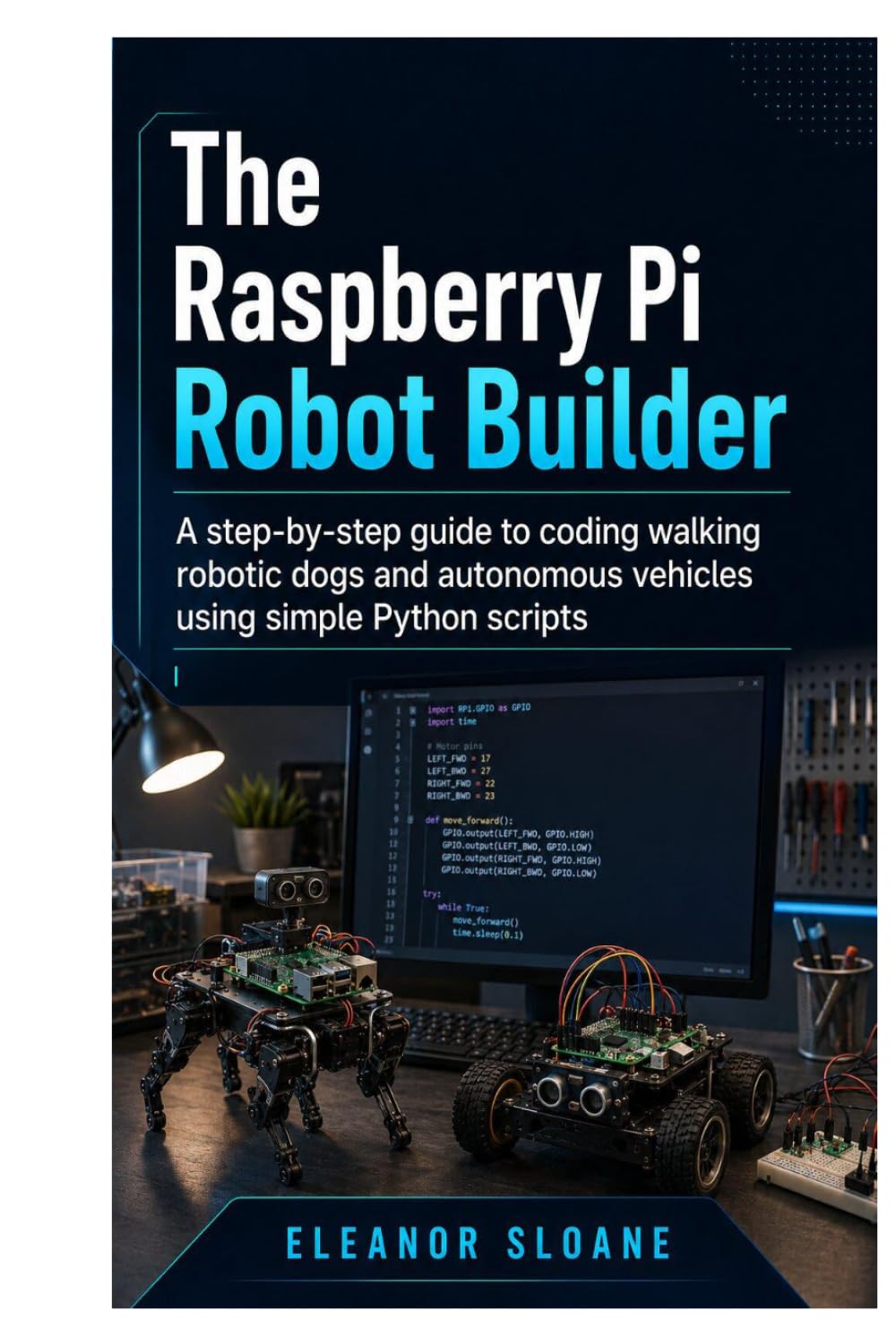 The Raspberry Pi Robot Builder: A Step-by-Step Guide to Coding Walking Robotic Dogs and Autonomous Vehicles Using Simple Python Scripts baixar o livro de graça