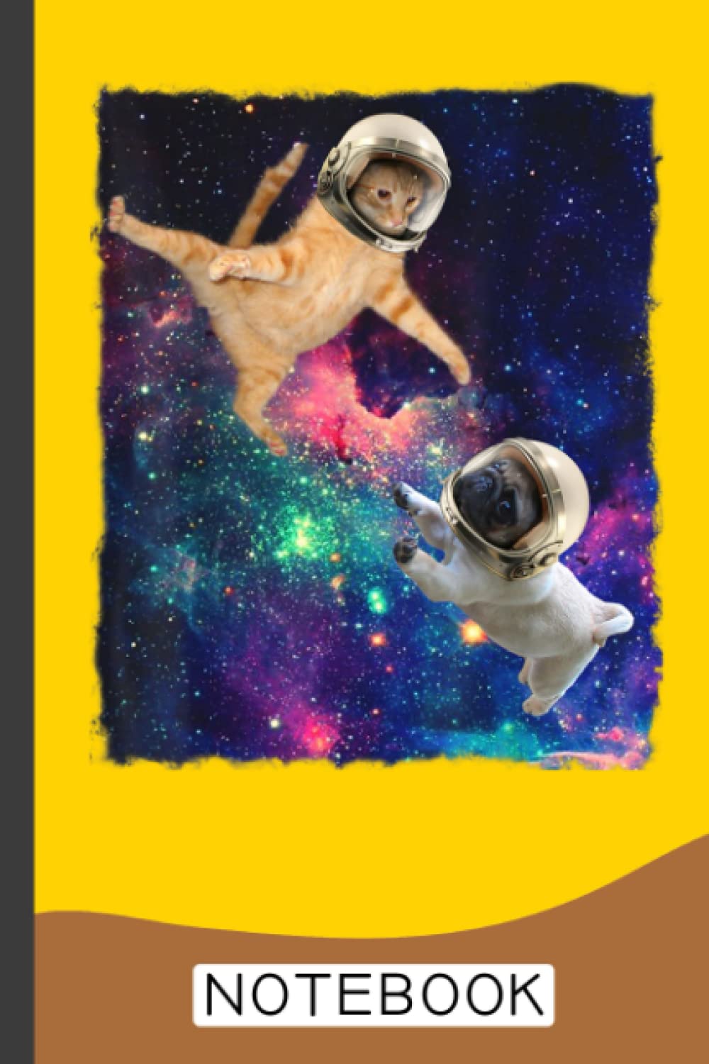 Cute Space Cat vs Pug Notebook: Pugs Notebook Journal: Pugs Journal - 120 Page Paperback Notebook - (6"x9") baixar livro de graça