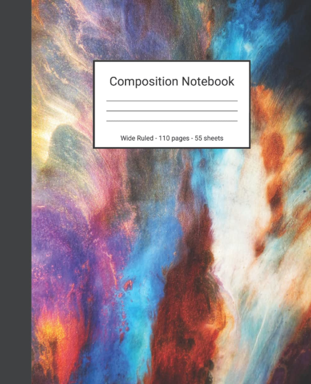 capítulo por capítulo baixar Composition Notebook: Wide Ruled Paper Notebook Journal - Blue White And Yellow Abstract Painting - Blank Wide Lined Workbook