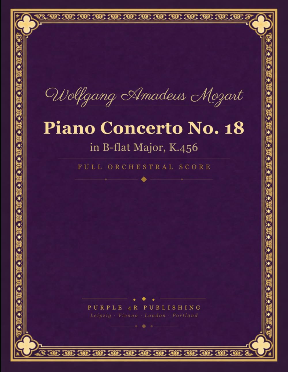 capítulo por capítulo baixar Mozart: Piano Concerto No. 18 in B-flat Major, K. 456 - Full Orchestral Score