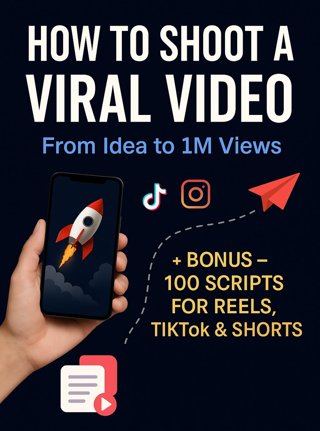 How to Shoot a Viral Video: From Idea to 1M Views + 100 Bonus Scripts for Reels, TikTok & Shorts: A Step-by-Step Guide to Creating Viral Content That Converts... Even With Just Your Phone (English Edition) baixar livro de graça