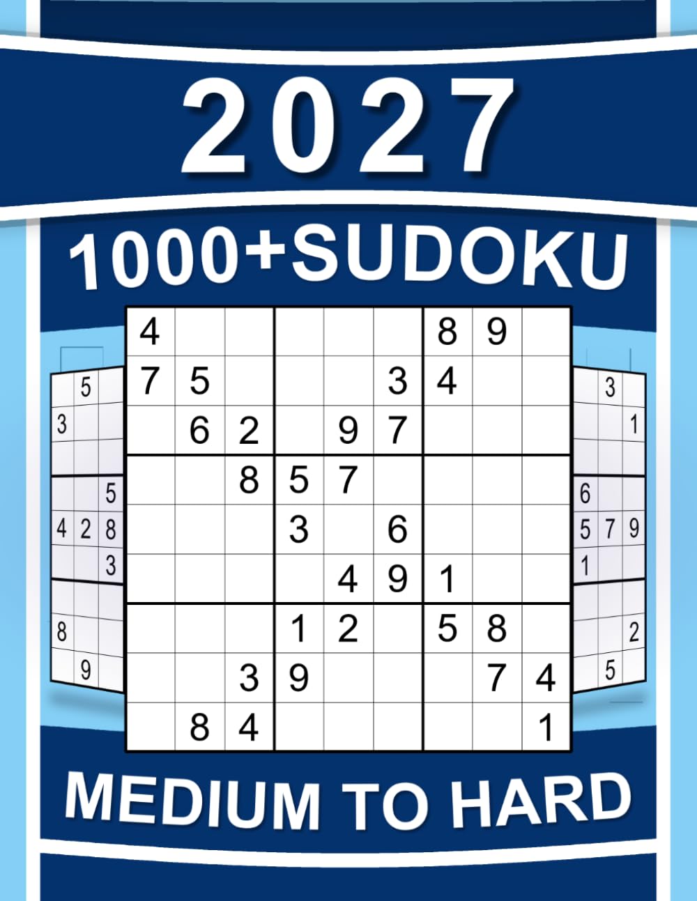 1000+ Sudoku Puzzles for Adults: Medium to Hard Sudoku Puzzle Book with Detailed Step-by-step Solutions and Hints When You Get Stuck (Cerebro) baixar o livro de graça