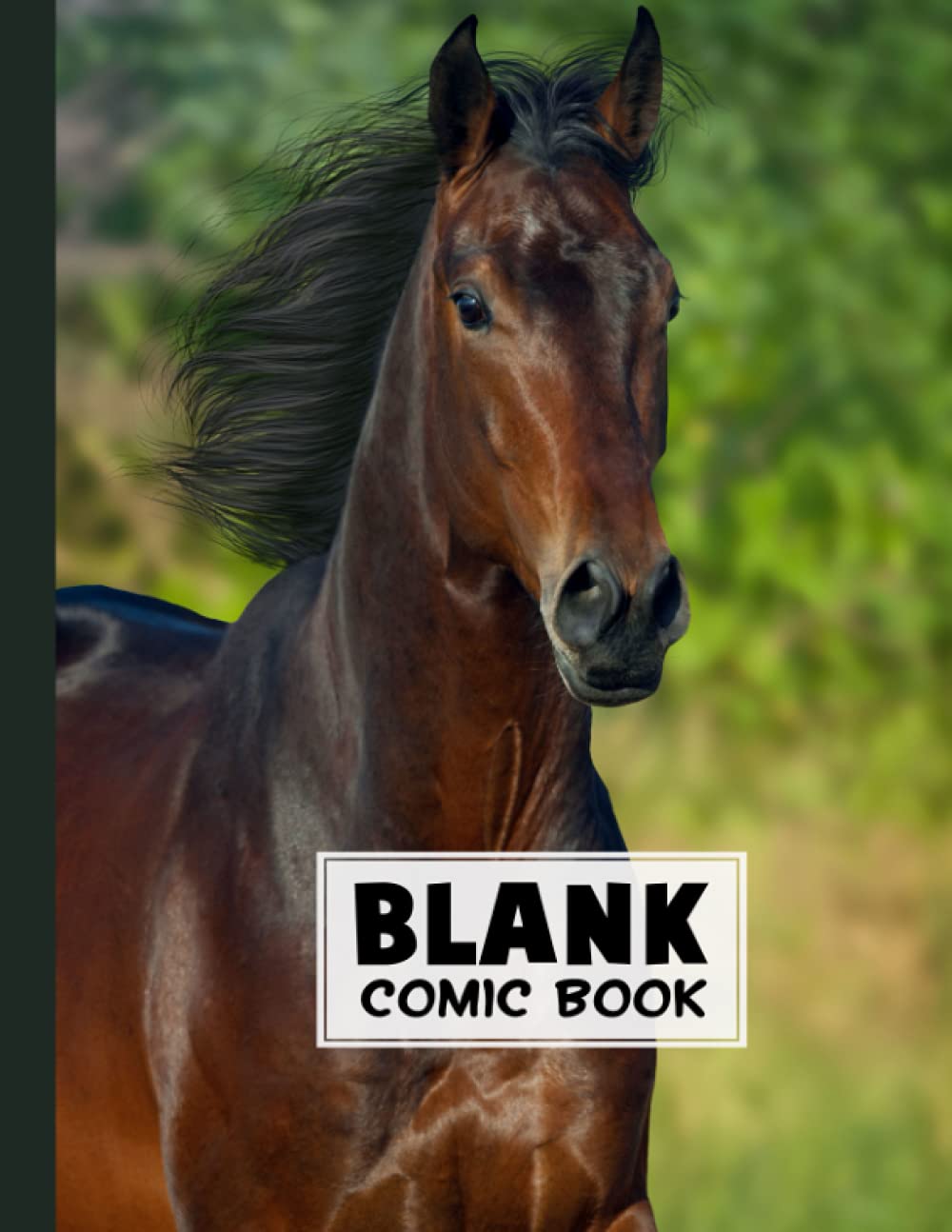 Blank Comic Book: Premium Horse Cover Blank Comic Book, Create Your Own Story, Journal, Notebook, Sketchbook for Kids and Adults, 120 Pages - Size 8.5" x 11" Notebook by Roland Hess baixar livro de graça