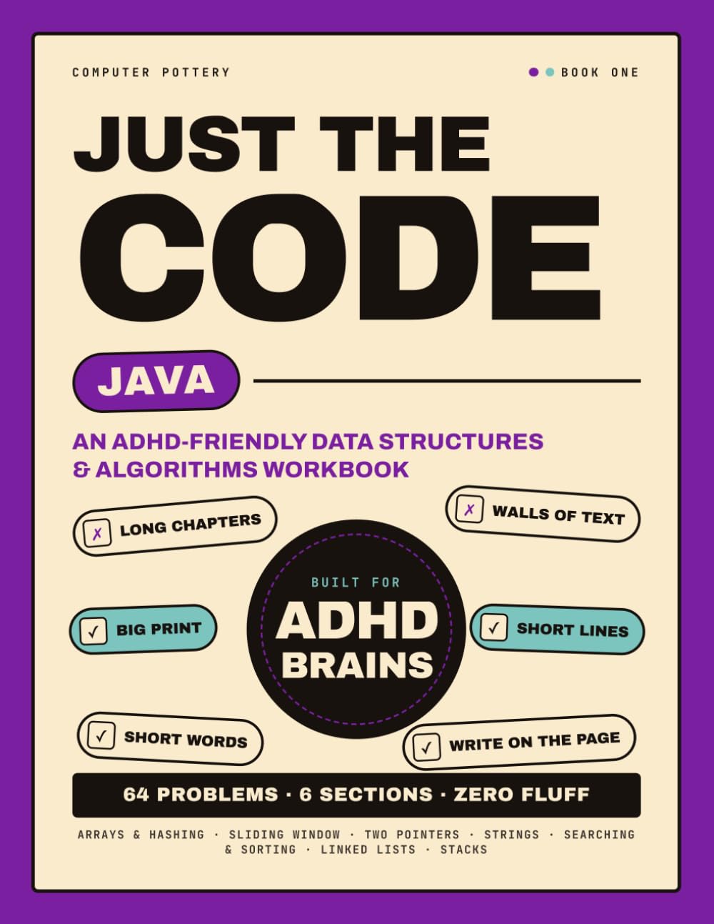 JUST THE CODE - JAVA: An ADHD-Friendly Data Structures & Algorithms Workbook. No CS 101. No Fluff. Just the Code. baixar o livro de graça