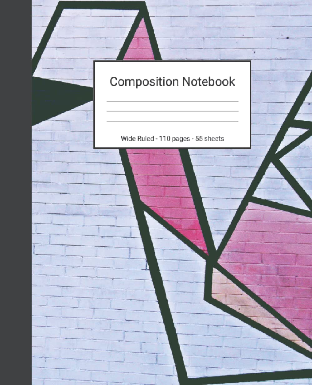 Composition Notebook: Wide Ruled Paper Notebook Journal - Flamingo On A Brick Wall - Blank Wide Lined Workbook baixar livro de graça