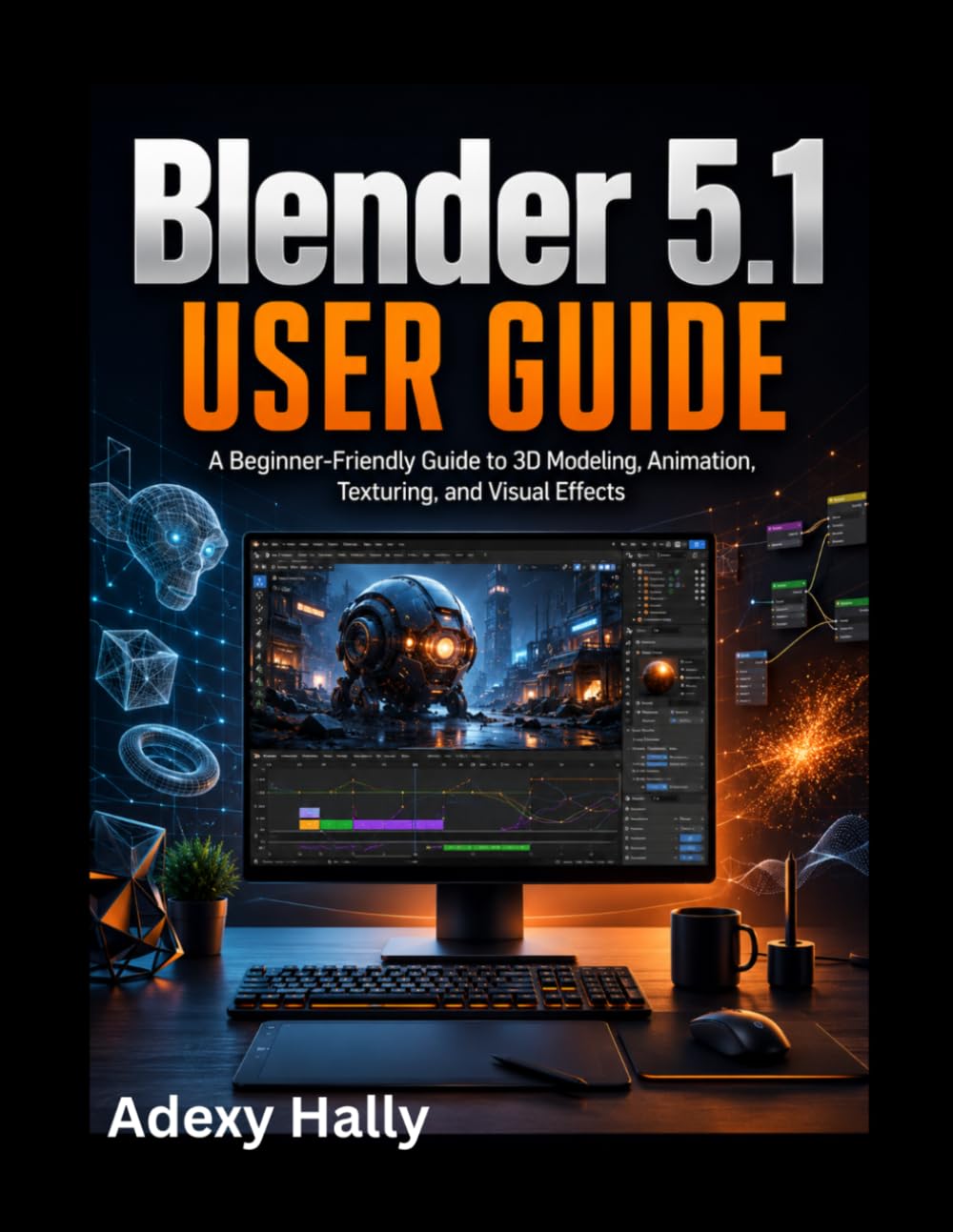 ler totalmente Blender 5.1 User Guide: A Beginner-Friendly Guide to 3D Modeling, Animation, Texturing, and Visual Effects