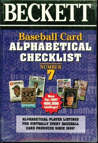 Baseball Card Alphabetical Checklist: No 7 baixar o livro de graça