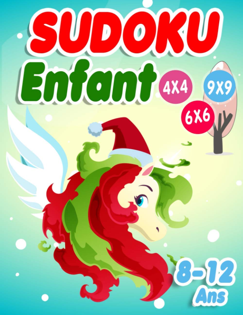 Sudoku Enfant 8-12 ans: 300 grilles 4x4,6x6 et 9x9 niveau facile, moyen et difficile, avec instructions et solutions, Pour garçons et filles baixar livro de graça