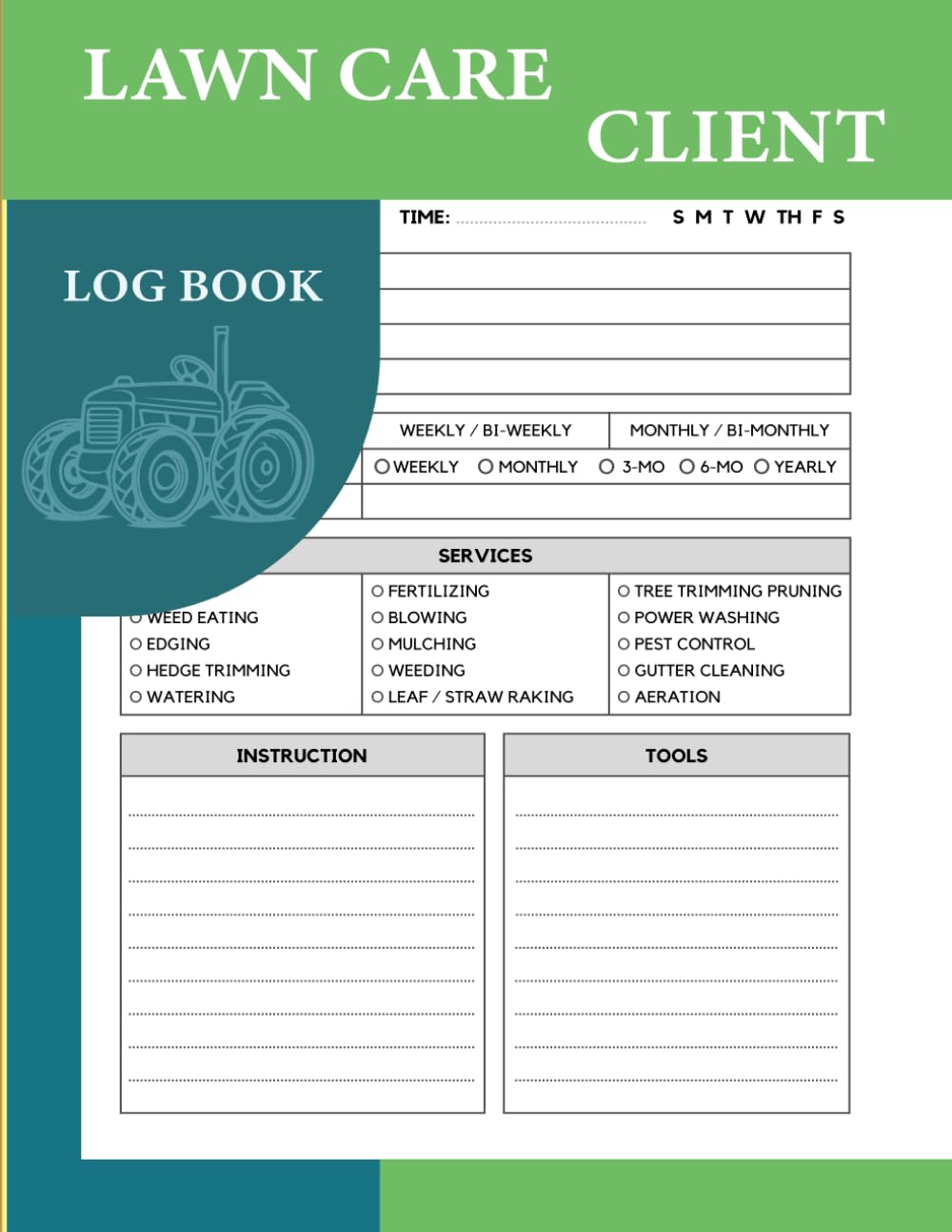 Lawn Care Client Log Book: Efficiently track and manage your lawn care business with this comprehensive client log book baixar livro de graça