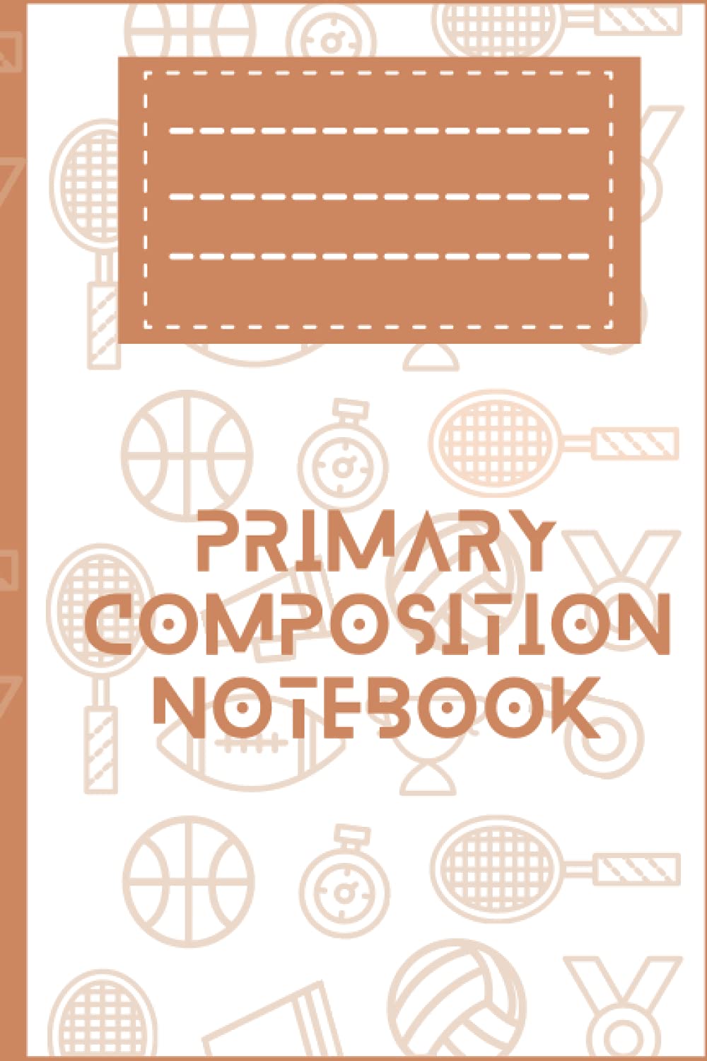 Primary Composition Notebook: Sport Handwriting Notebook - Boys Sports Composition Notebook- 6' x 9' inch - 120 lined pages baixar o livro de graça