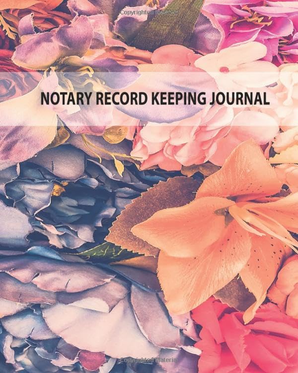 Notary Record Keeping Journal: A Notary Public Journal Logbook Notarial Acts Journal Records Events Log, Notary Log Book Template, Notary Public... Notarial Acts Notary Register Book (Volume 5) baixar o livro de graça