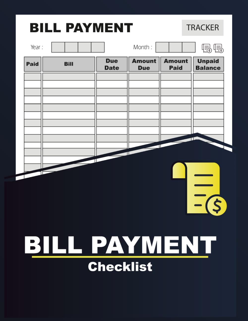Bill Payment Tracker: Monthly Bill Payment Log Book for Personal Finance, Debt Organizer & Expense Checklist Notebook baixar livro de graça