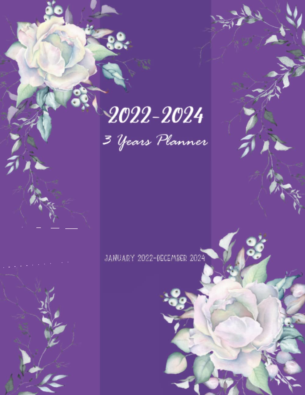 ler totalmente 2022-2024 3 Year Planner: 2022-2024 3 Year Monthly Planner. Large Schedule Organizer Agenda Logbook Appointment 36 Months with Holidays. Calendar Journal with Floral cover Design.