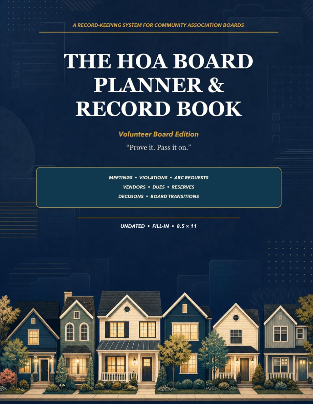 capítulo por capítulo baixar HOA Board Planner Volunteer Edition