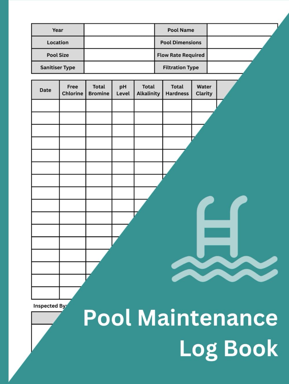 capítulo por capítulo baixar Pool Maintenance Log Book: Swimming Pool Cleaning & Water Testing Record for pH, Chlorine, Bromine & Alkalinity | Daily Pool Care Log for Home, Hotel... Pools | 100 Pages, Large 8.5 x 11 Inch