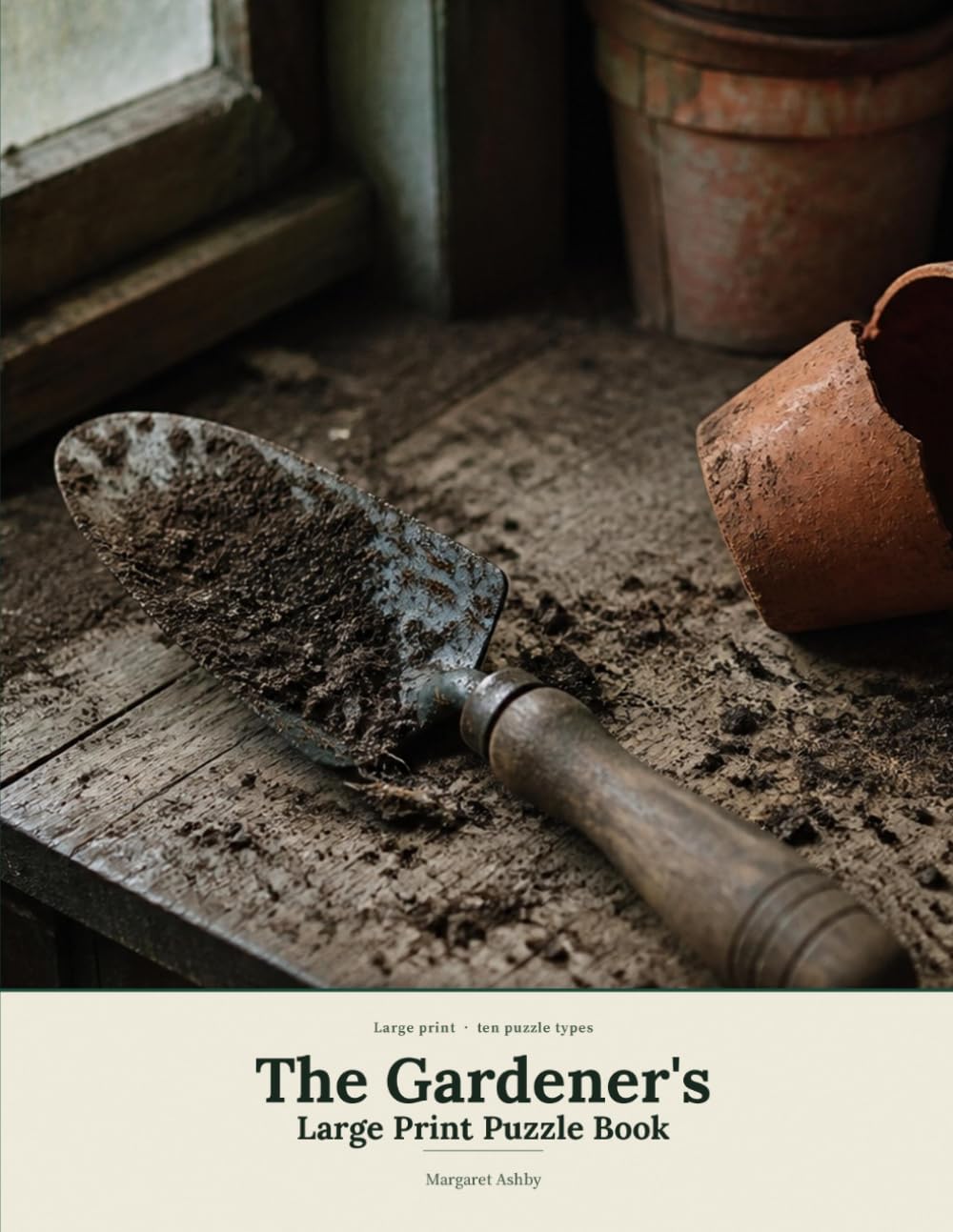 ler totalmente The Gardener's Large Print Puzzle Book: Ten Kinds of Puzzle from Gentle to Testing, with Answers on the Facing Page