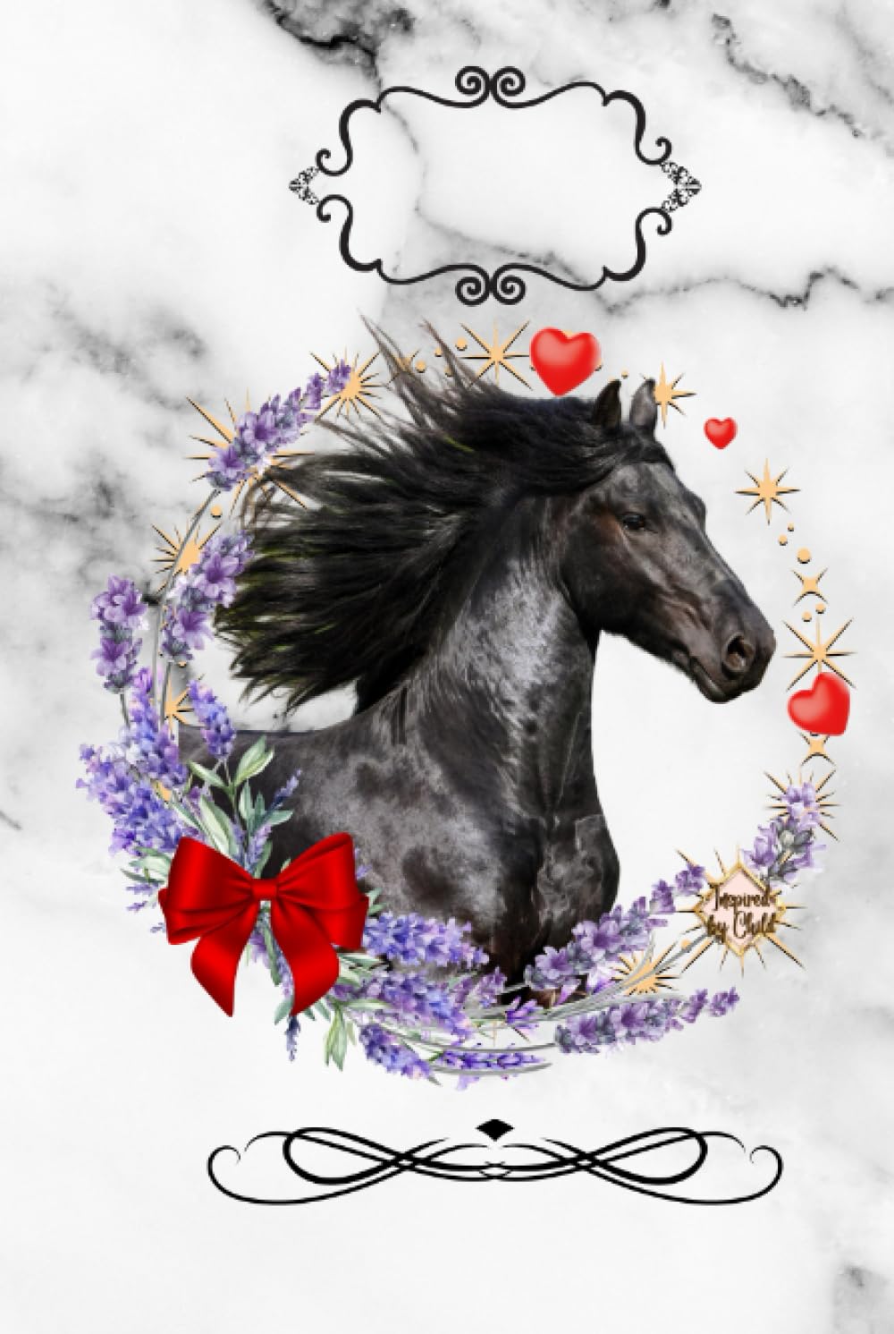 ler totalmente Equine Dreams: A Horse-Themed Personal Journal: Black Friesian and Andalusian horse stallion lover's 6 x 9 in personal diary