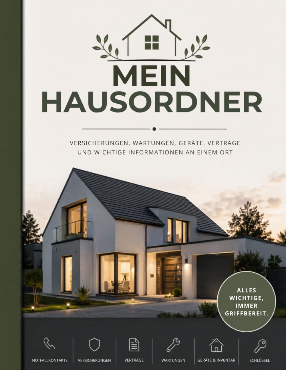 Mein Hausordner: Versicherungen, Wartungen, Geräte, Verträge und wichtige Informationen an einem Ort (German Edition) baixar o livro de graça