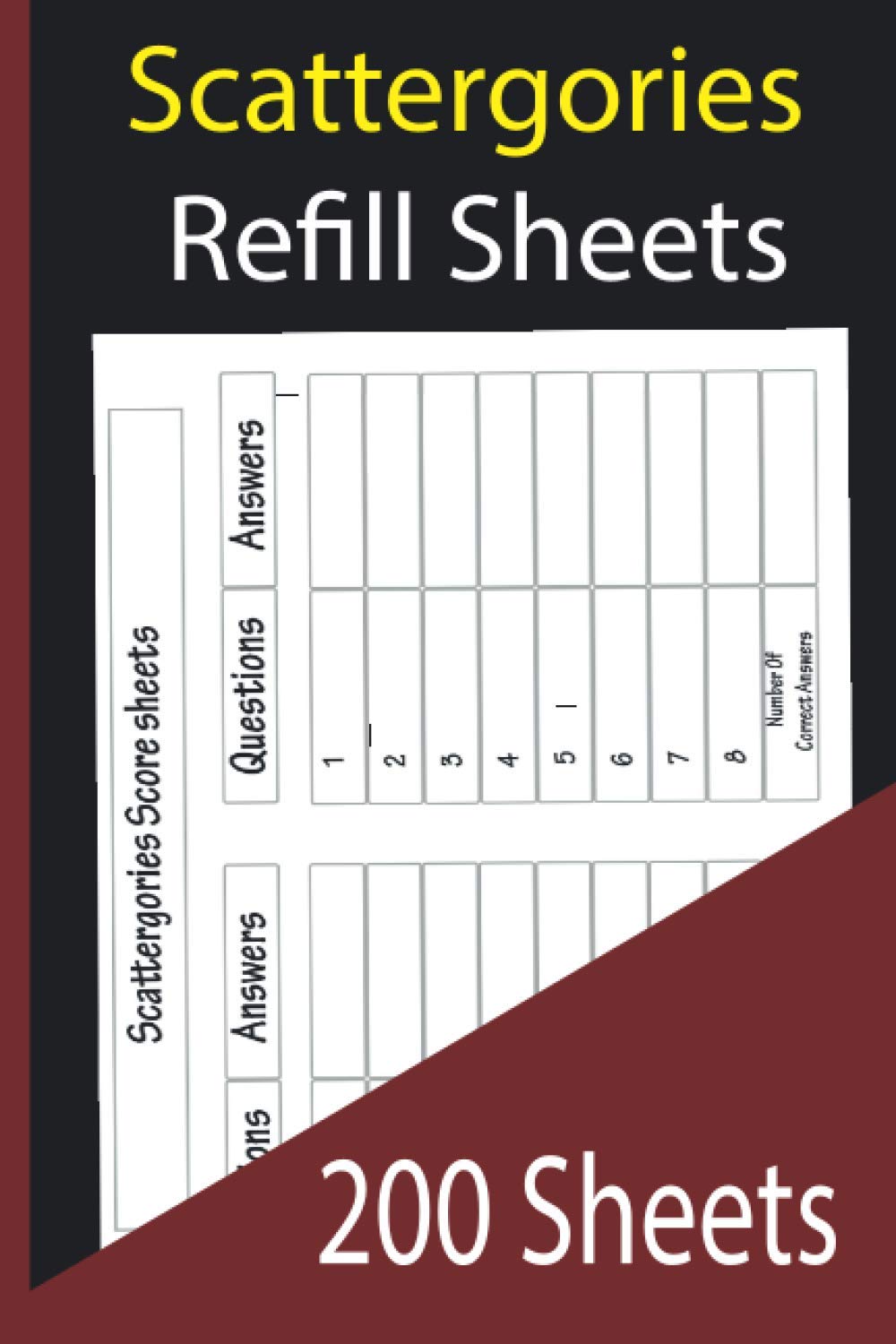 Scattergories Refill Sheets 200 Sheets baixar livro de graça