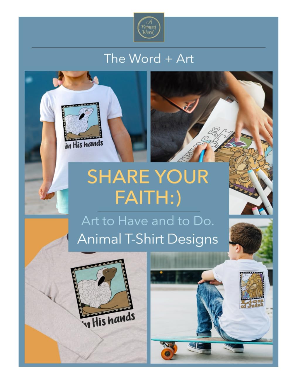 SHARE YOUR FAITH:): Animal T-Shirt Designs. Art to Have and To Do. baixar livro de graça