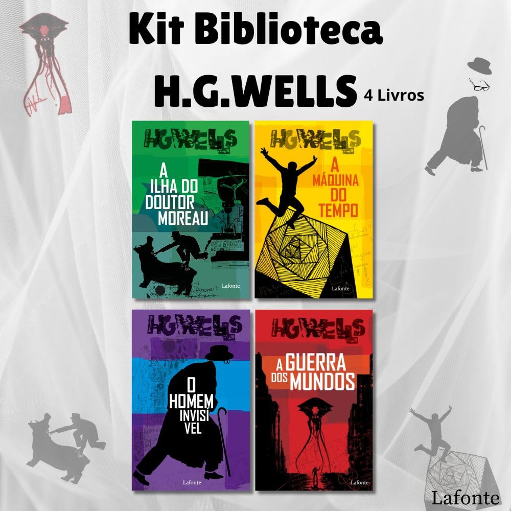 ler totalmente Kit Biblioteca H. G. Wells - 4 Volumes