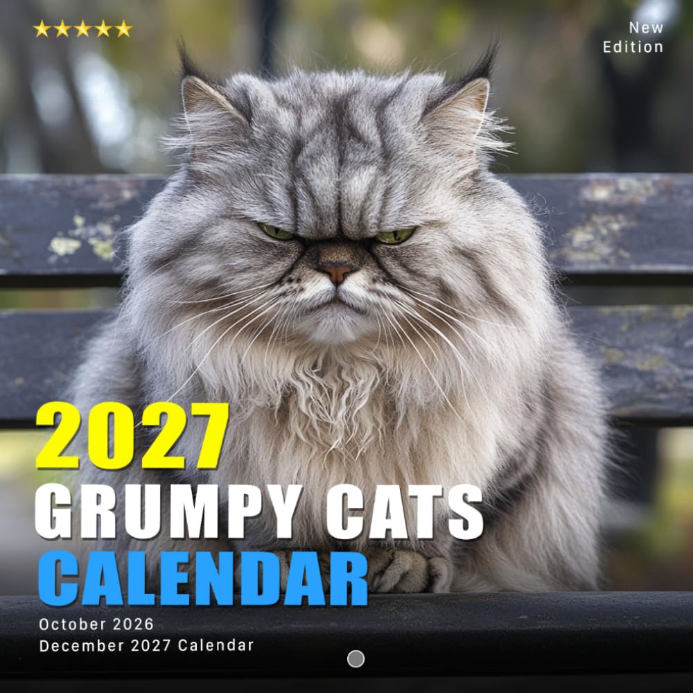 GRUMPY CATS Calendar 2027: Hilarious Feline Expressions and Moody Moments baixar livro de graça