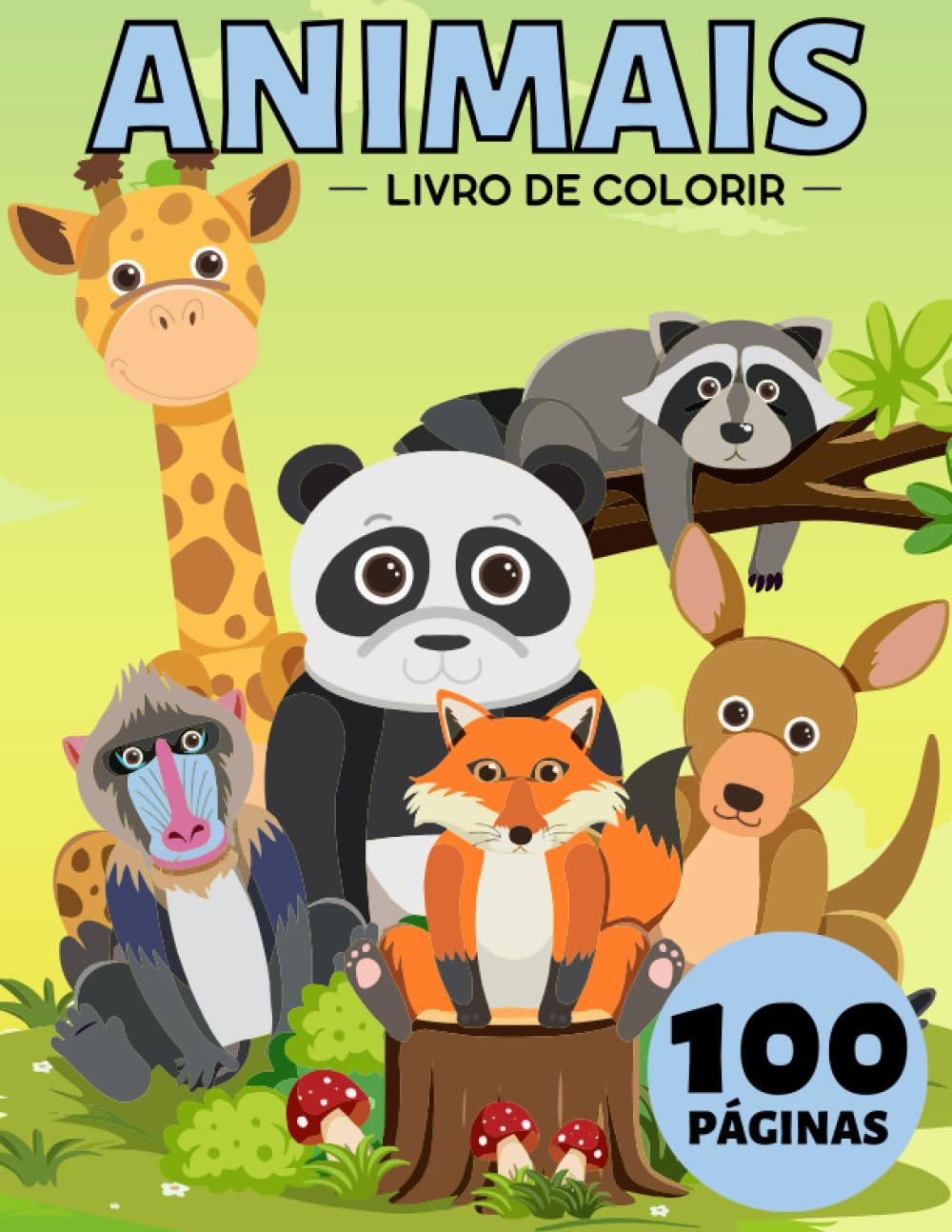 capítulo por capítulo baixar Animais Livro de Colorir para Crianças: 100 Animais para Crianças (Meninas e Meninos) de 4-8, 8-12 anos (Dinossauro, Unicórnio, Cavalo, Dragão,... Pinguim e muito mais) (Portuguese Edition)