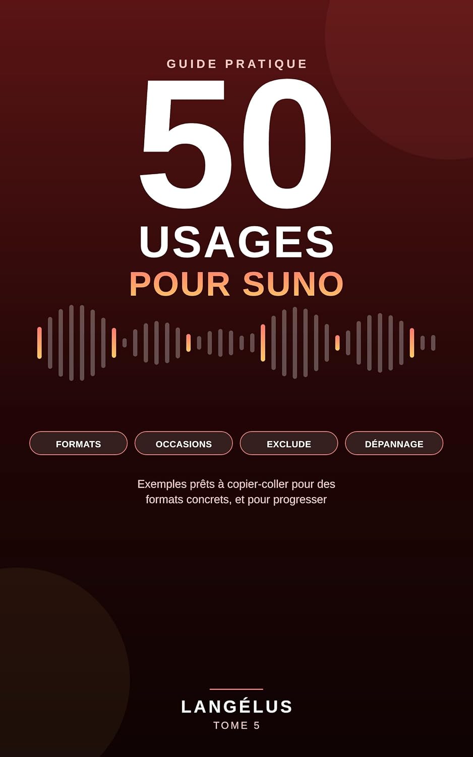 ler totalmente 50 Usages pour Suno: Exemples prêts à copier-coller pour des formats concrets, et pour progresser (French Edition)