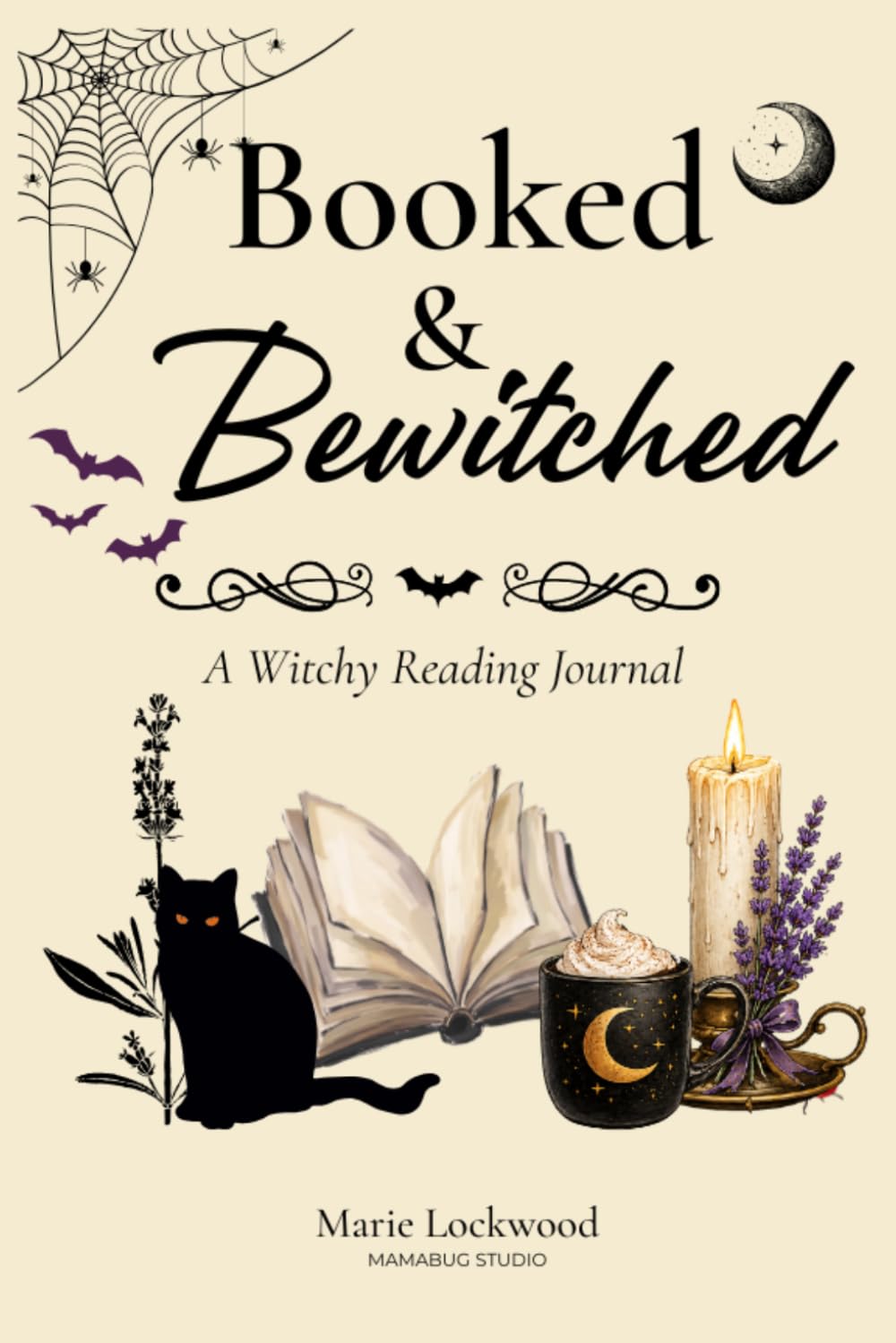 Booked & Bewitched: A Witchy Reading Journal for Romance Book Lovers to Track Reviews, Reading Goals, Favorite Characters, Tropes & Five-Star Reads baixar livro de graça