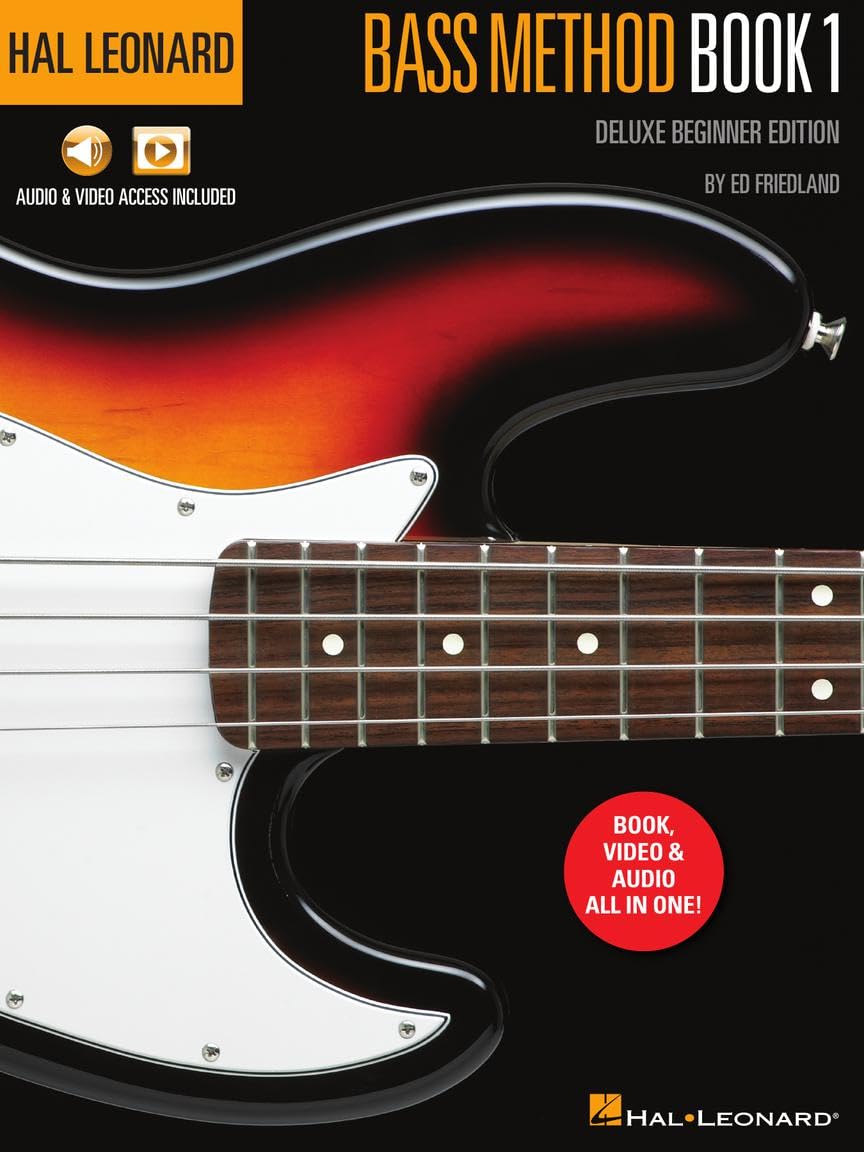 Hal Leonard Bass Method Book 1 - Deluxe Beginner Edition with Access to Audio Examples and Video Lessons Online by Ed Friedland baixar o livro de graça