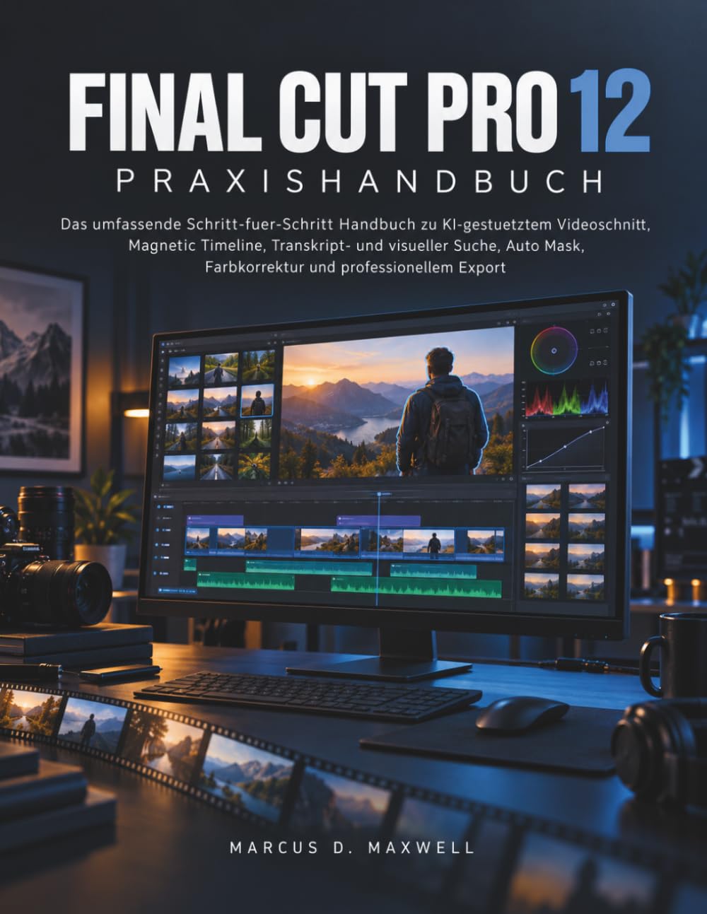 ler totalmente FINAL CUT PRO 12 PRAXISHANDBUCH: Das umfassende Schritt-für-Schritt Handbuch zu KI-gestütztem Videoschnitt, Magnetic Timeline, Transkript- und... und professionellem Export (German Edition)
